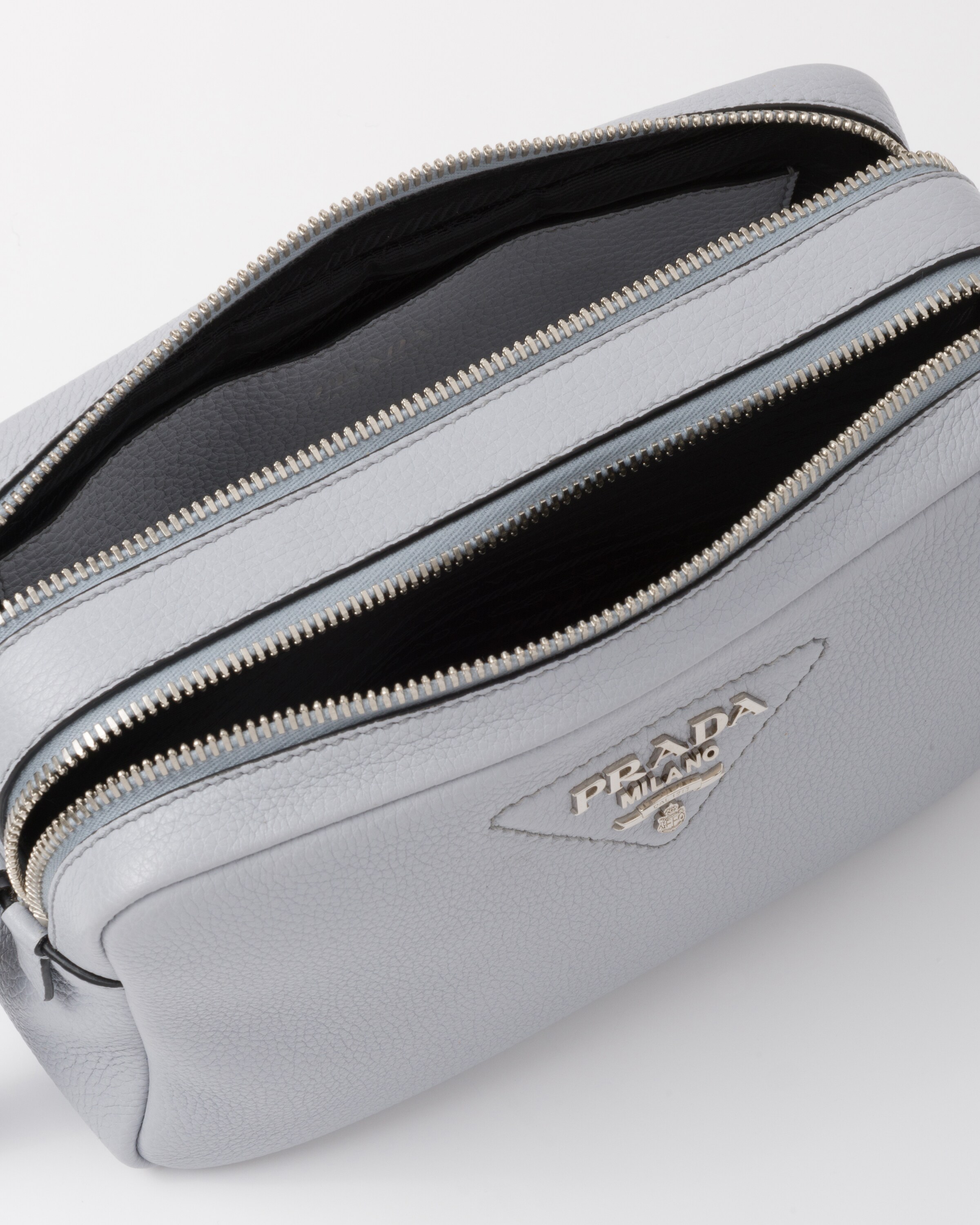 Cornflower Medium Leather Bag PRADA
