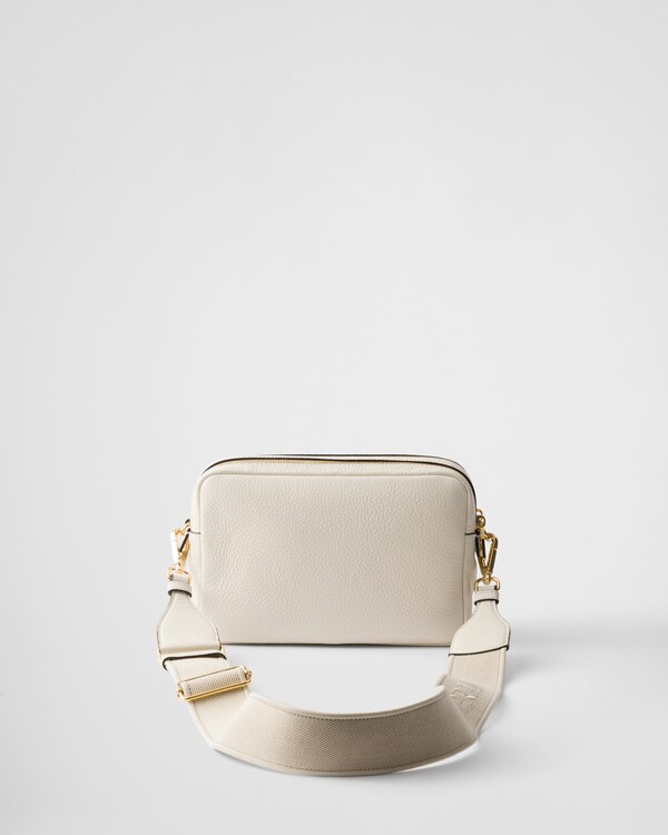 Small leather shoulder bag - White Small leather shoulder bag - White