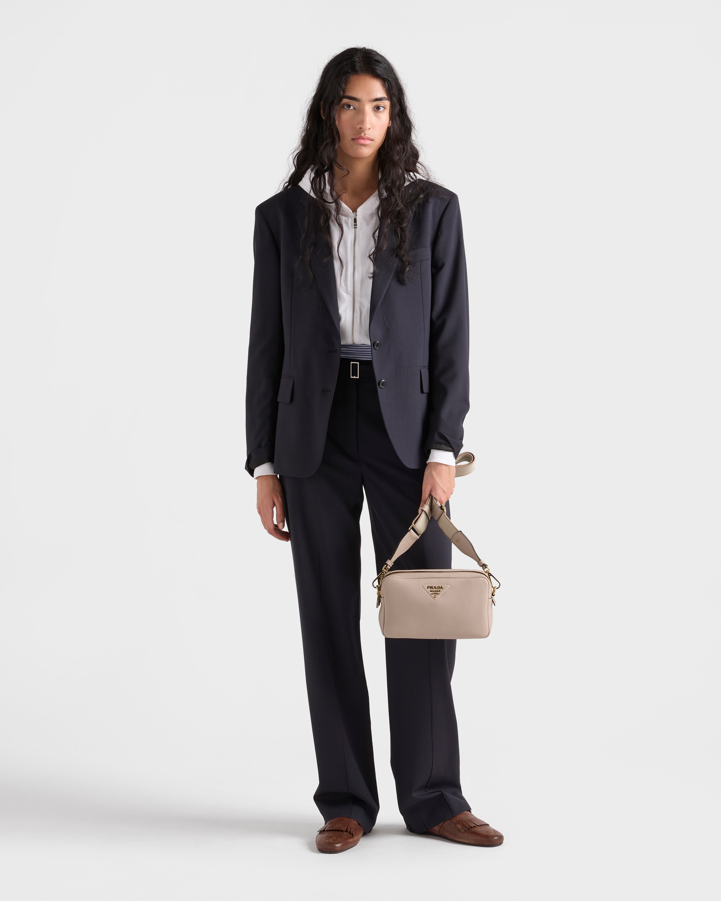Water Lily Small Leather Shoulder Bag | PRADA - United States
