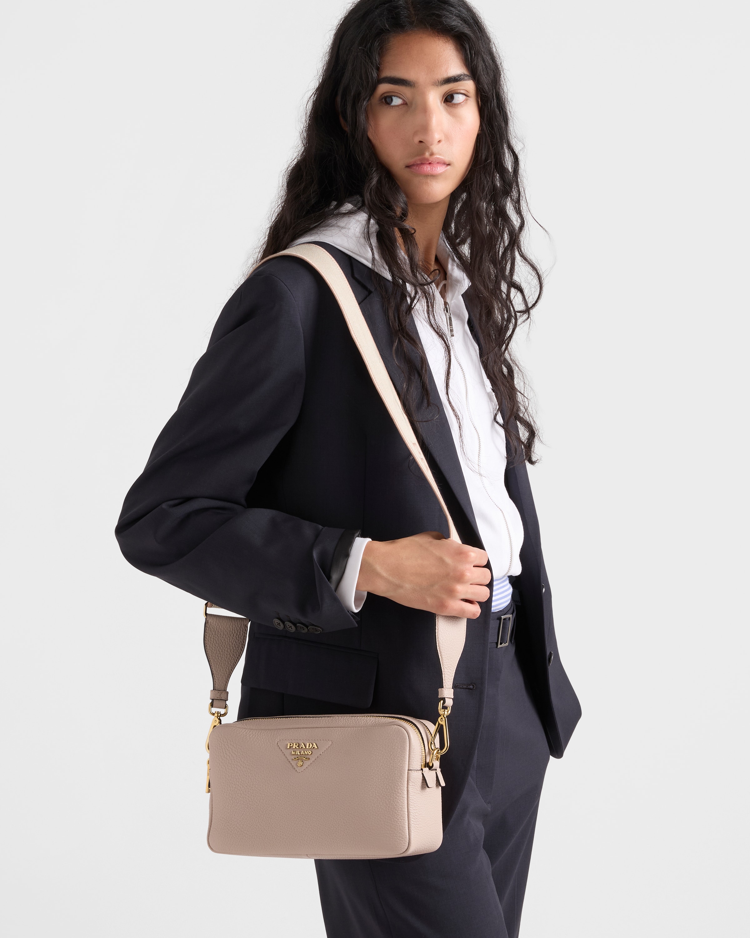 Water Lily Small leather shoulder bag | PRADA - United States