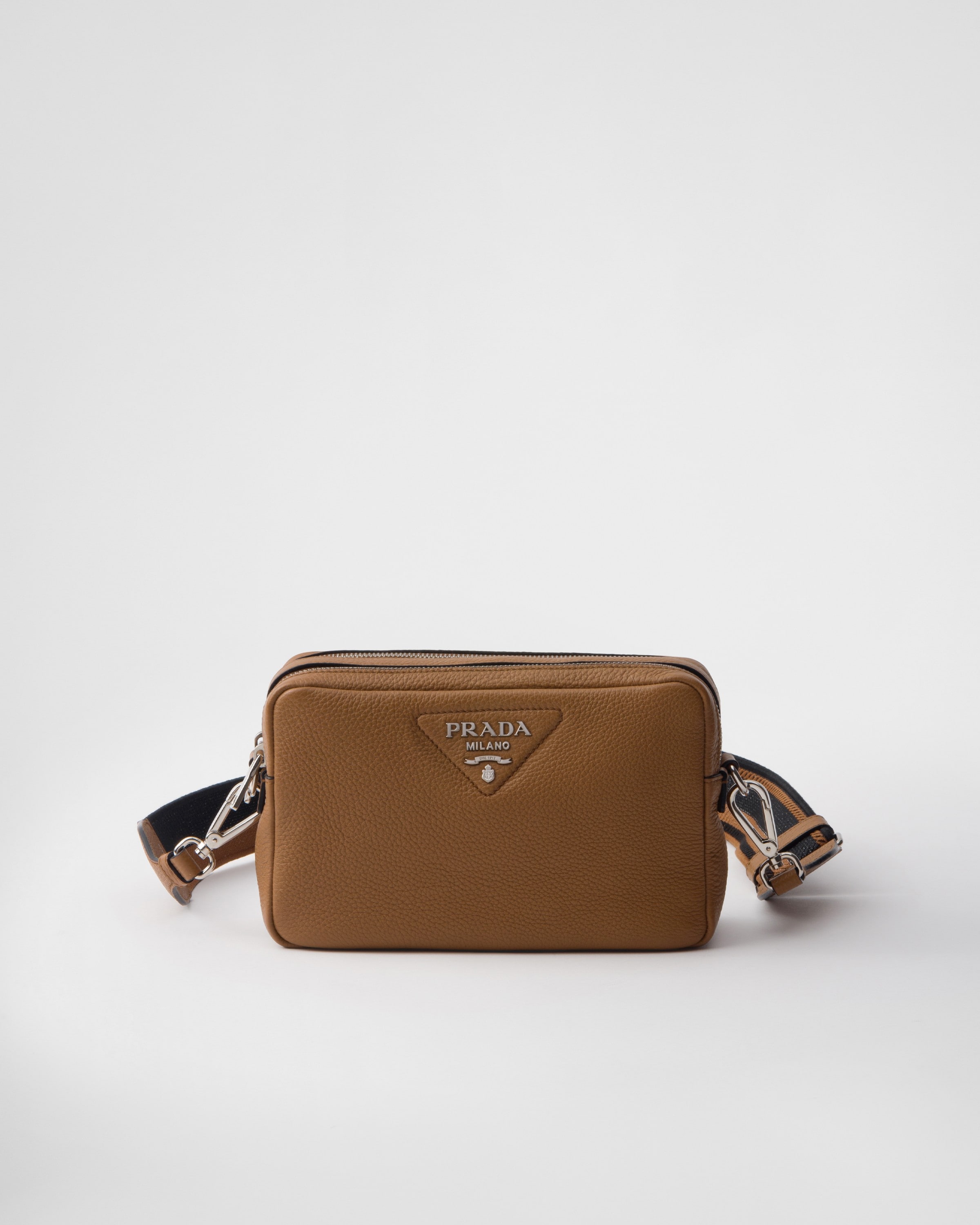 Caramel Medium leather bag | Prada