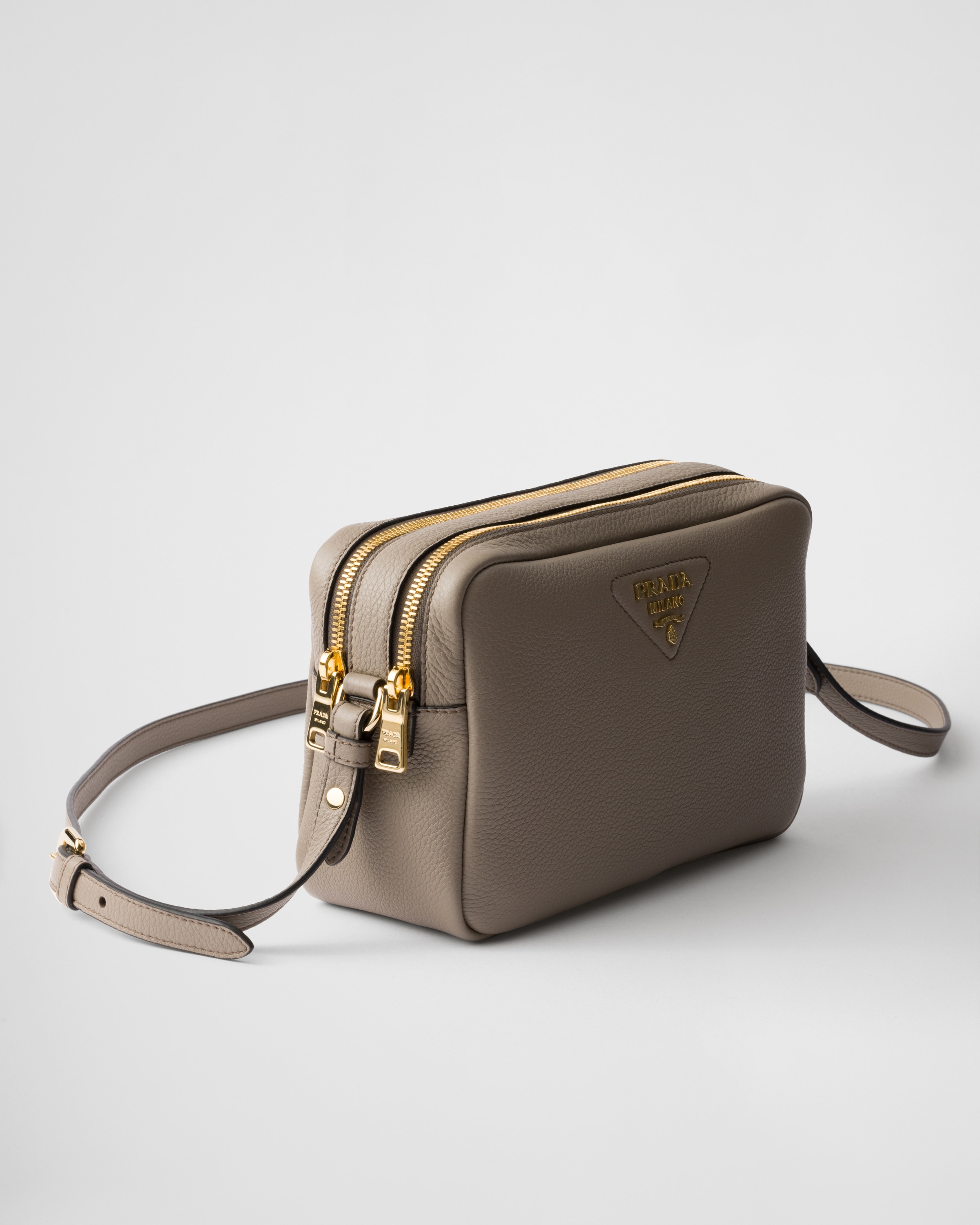 クレイグレー スモール レザー ショルダーバッグ | PRADA - 日本