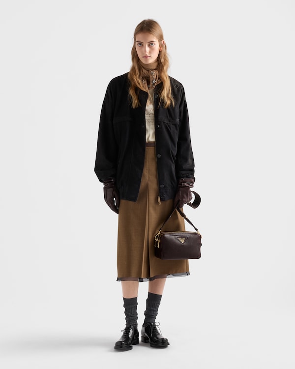 Small leather shoulder bag - Dark Brown Small leather shoulder bag - Dark Brown