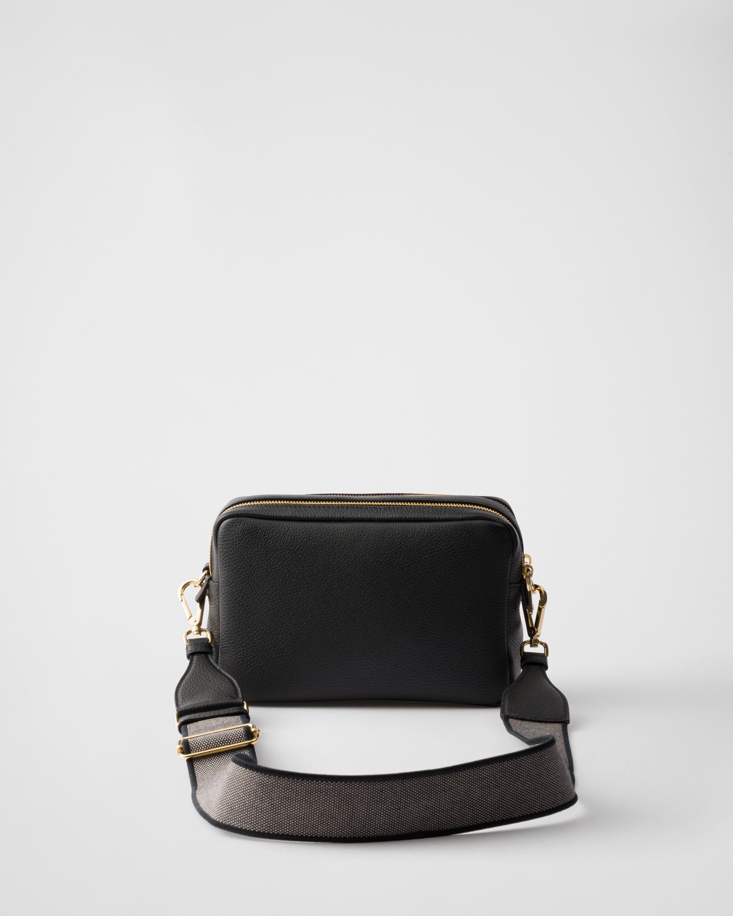 Black Small leather shoulder bag | PRADA