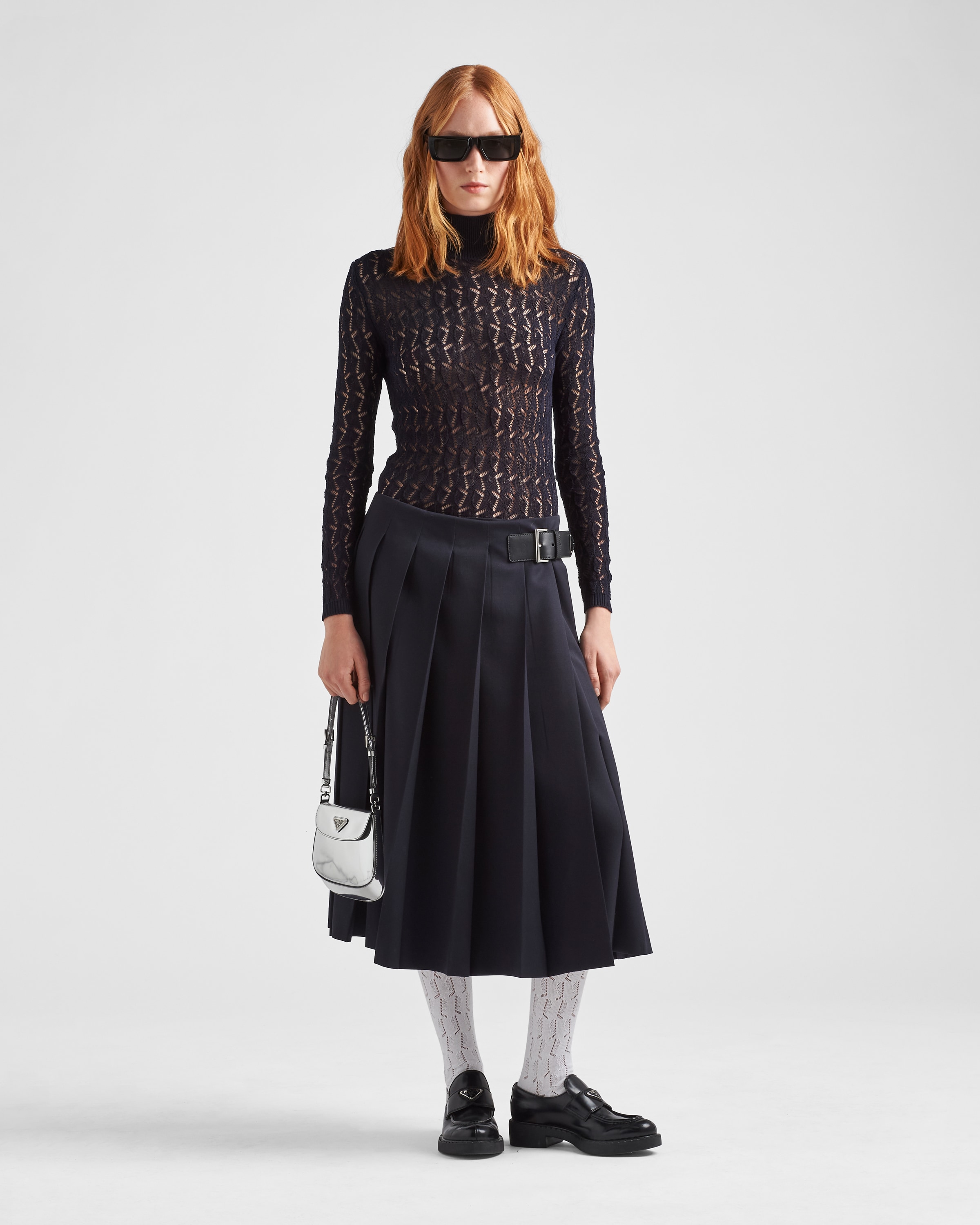 Silver prada new arrivals