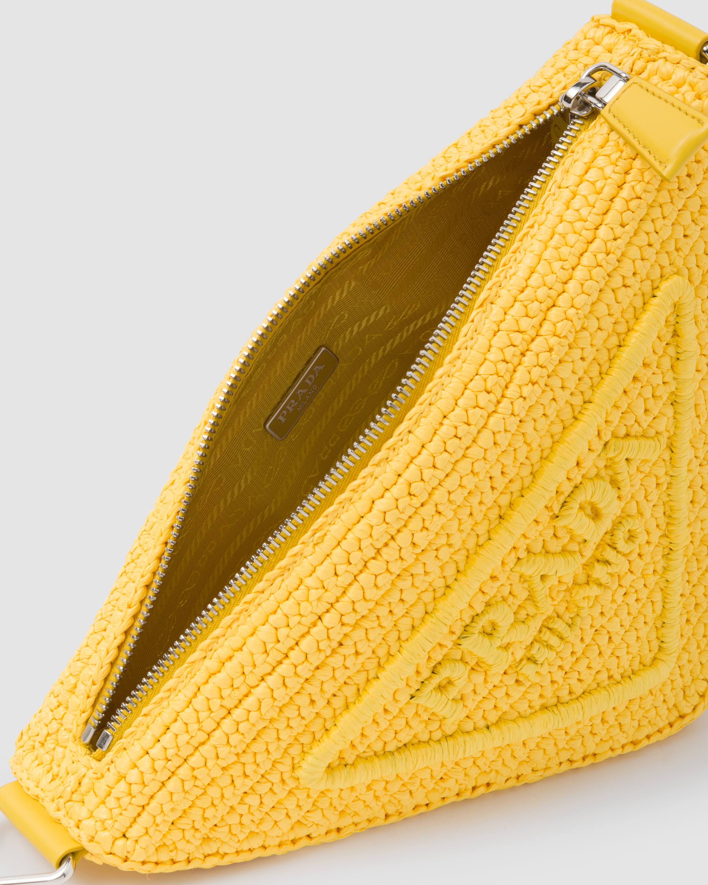Prada Raffia Prada Triangle bag 5