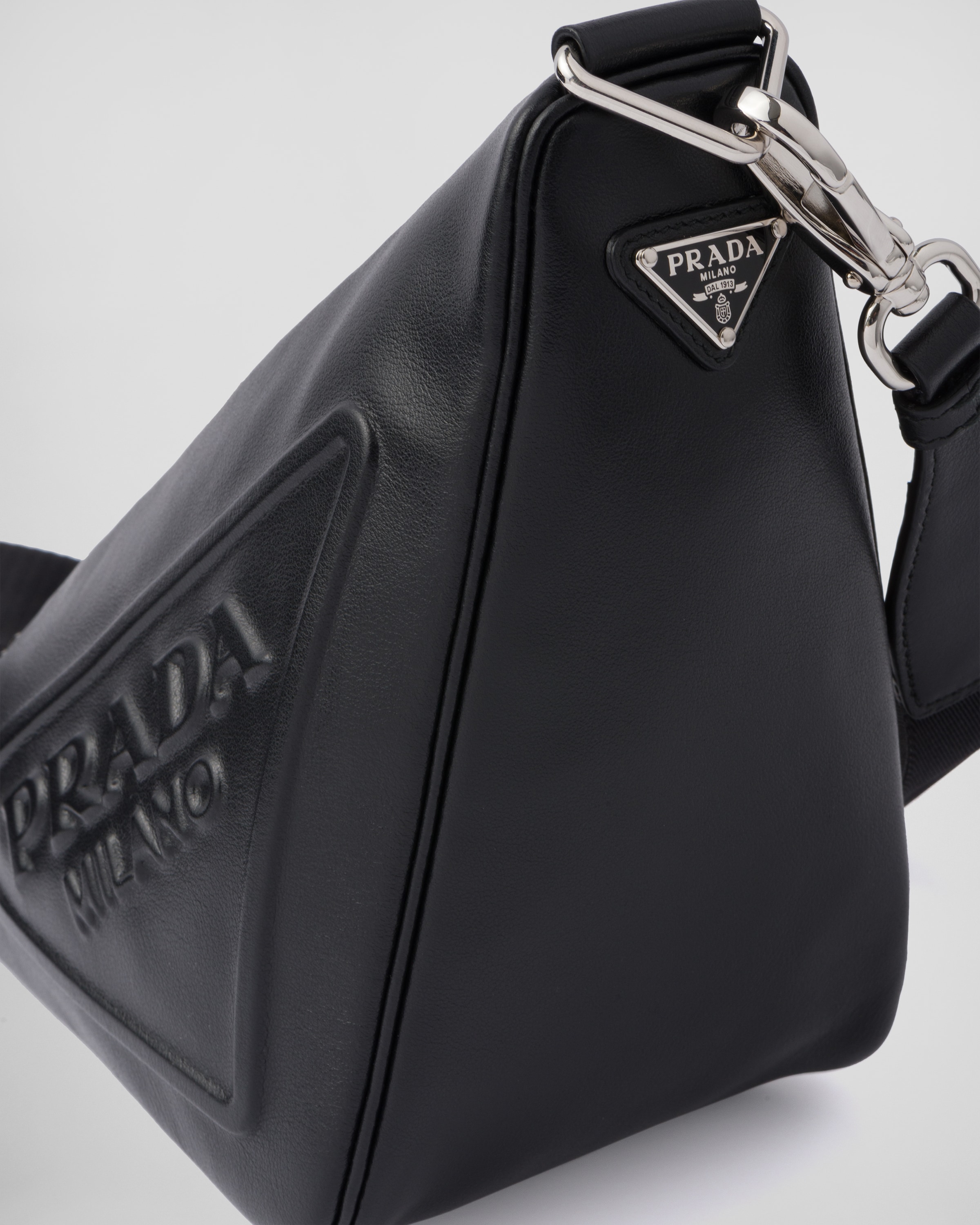 Prada Women's Triangle Leather Shoulder Bag