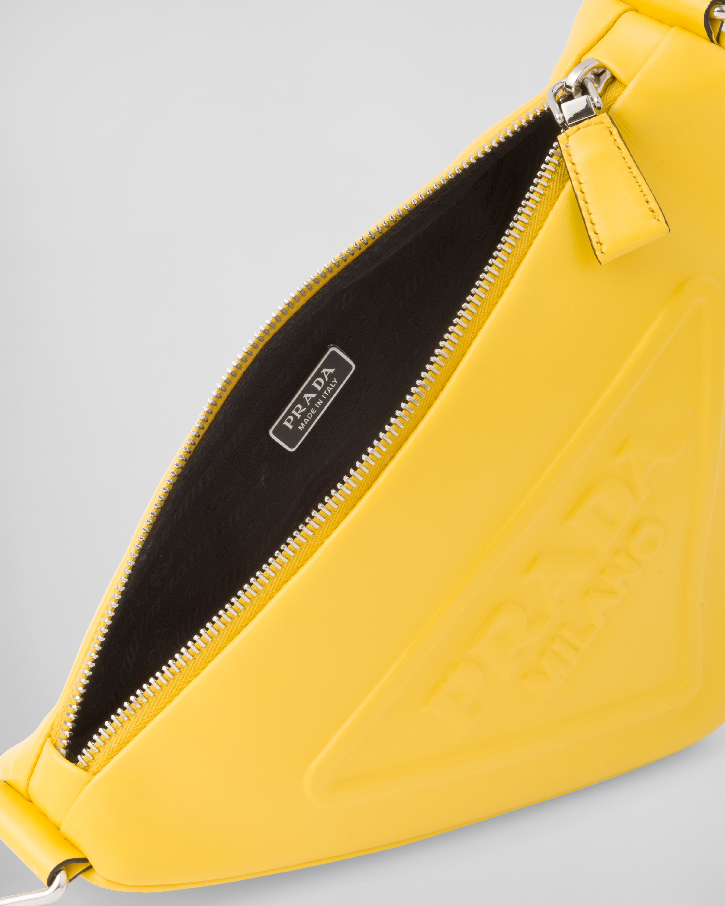 Prada Mini Triangle Crossbody Bag - Yellow for Women