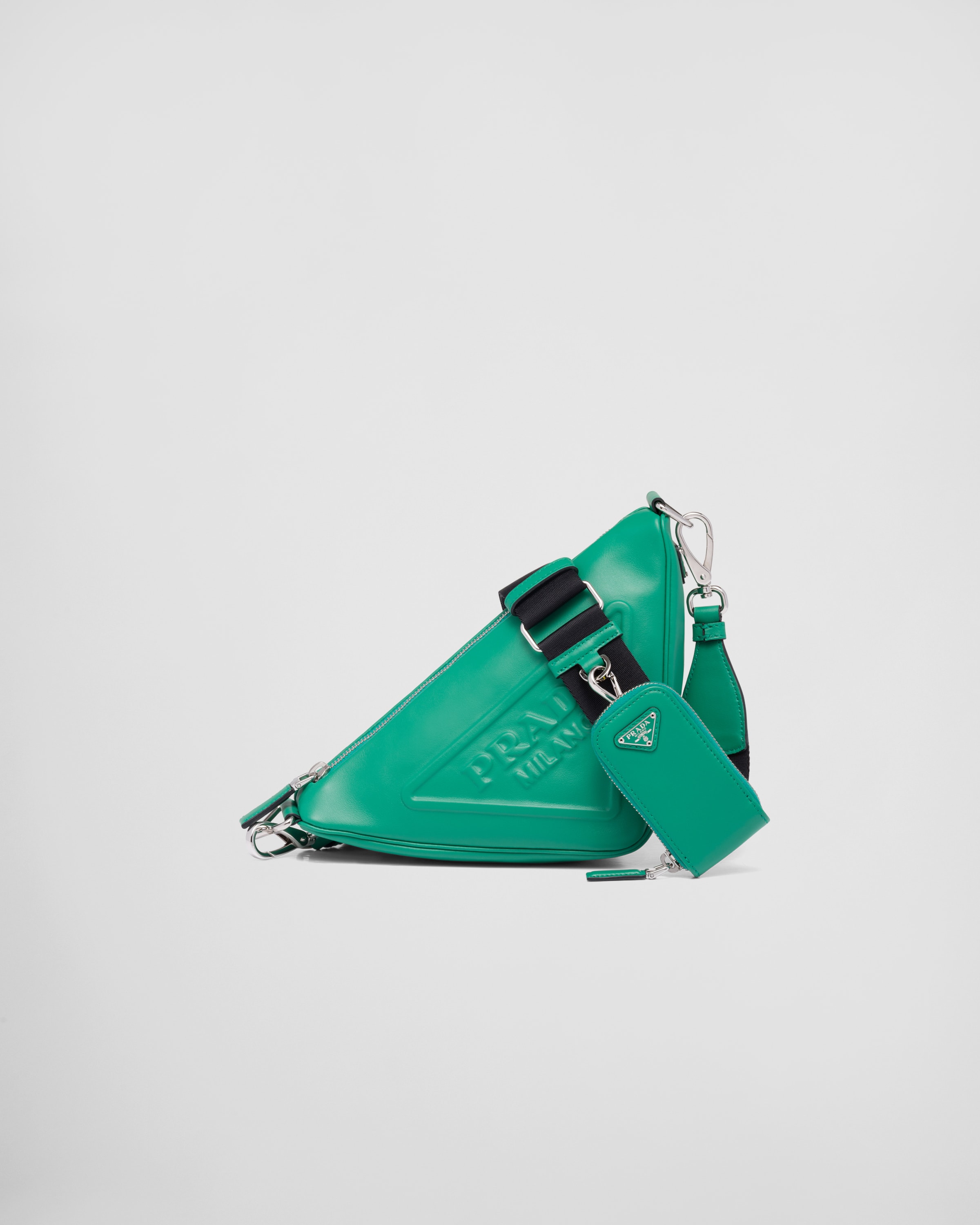 Mango Prada Triangle leather shoulder bag | Prada Mango Prada Triangle leather shoulder bag | Prada