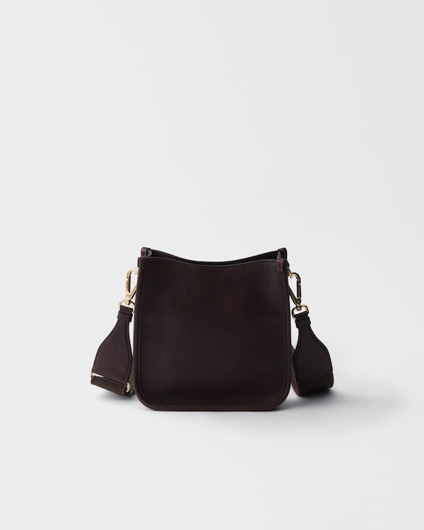 Mini leather shoulder bag - Dark Brown Mini leather shoulder bag - Dark Brown
