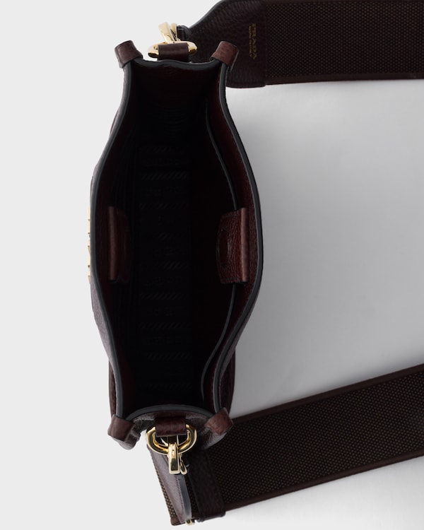 Mini leather shoulder bag - Dark Brown Mini leather shoulder bag - Dark Brown