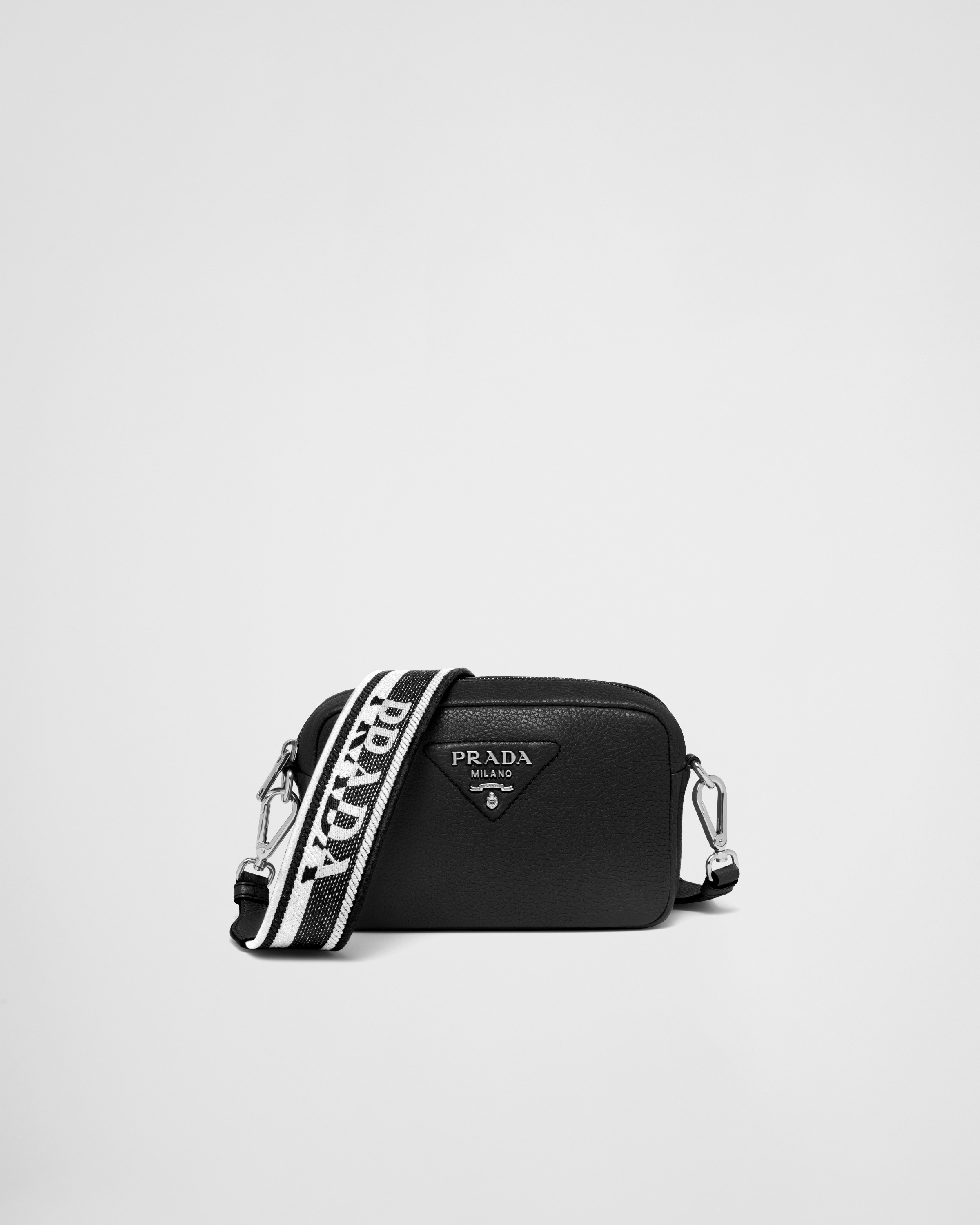 Black Small leather bag | Prada