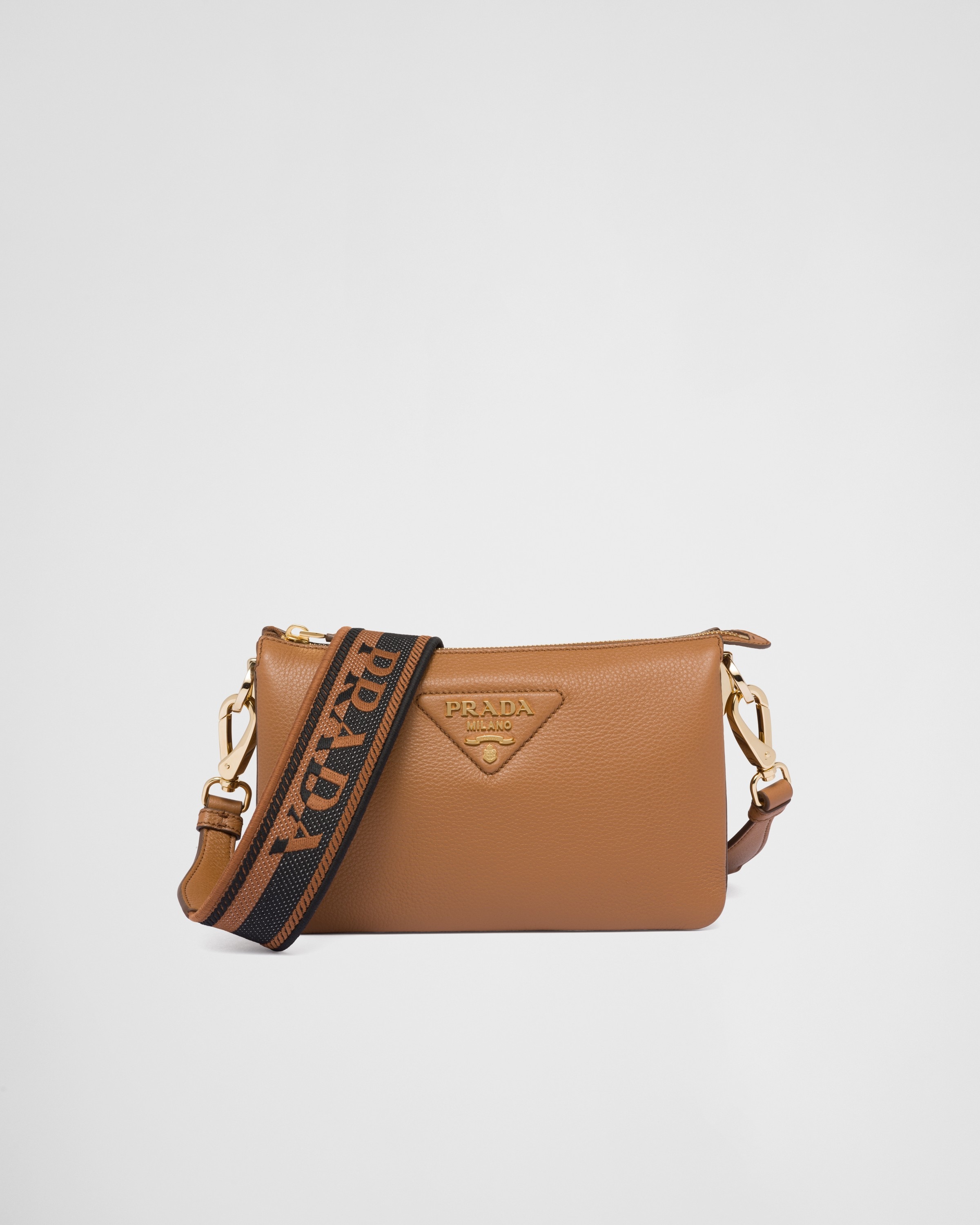 Leather shoulder bag