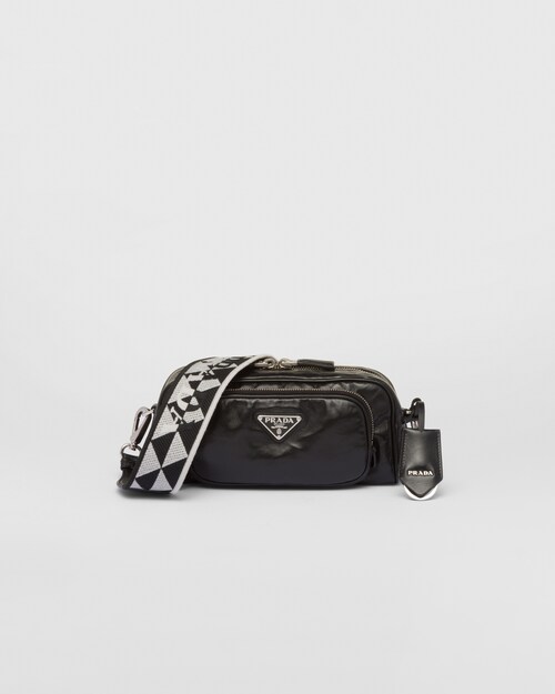 Prada Nappa antique leather multi-pocket shoulder bag 1