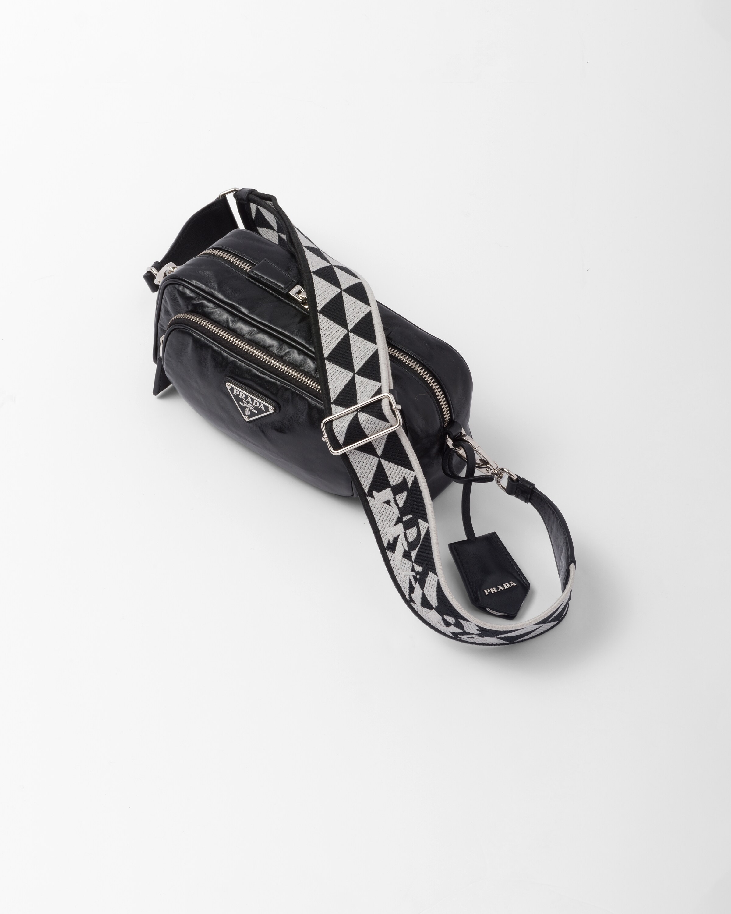 Prada Nappa antique leather multi\u002Dpocket shoulder bag 3