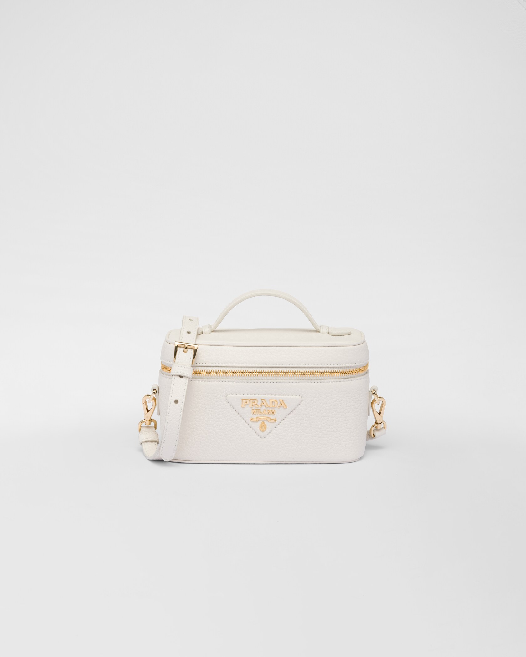 White Leather Minibag PRADA