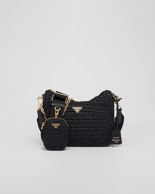 Prada Prada Re-Edition 2005 raffia bag 1