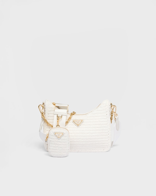 Prada Re-Edition 2005 crochet bag - White Prada Re-Edition 2005 crochet bag - White