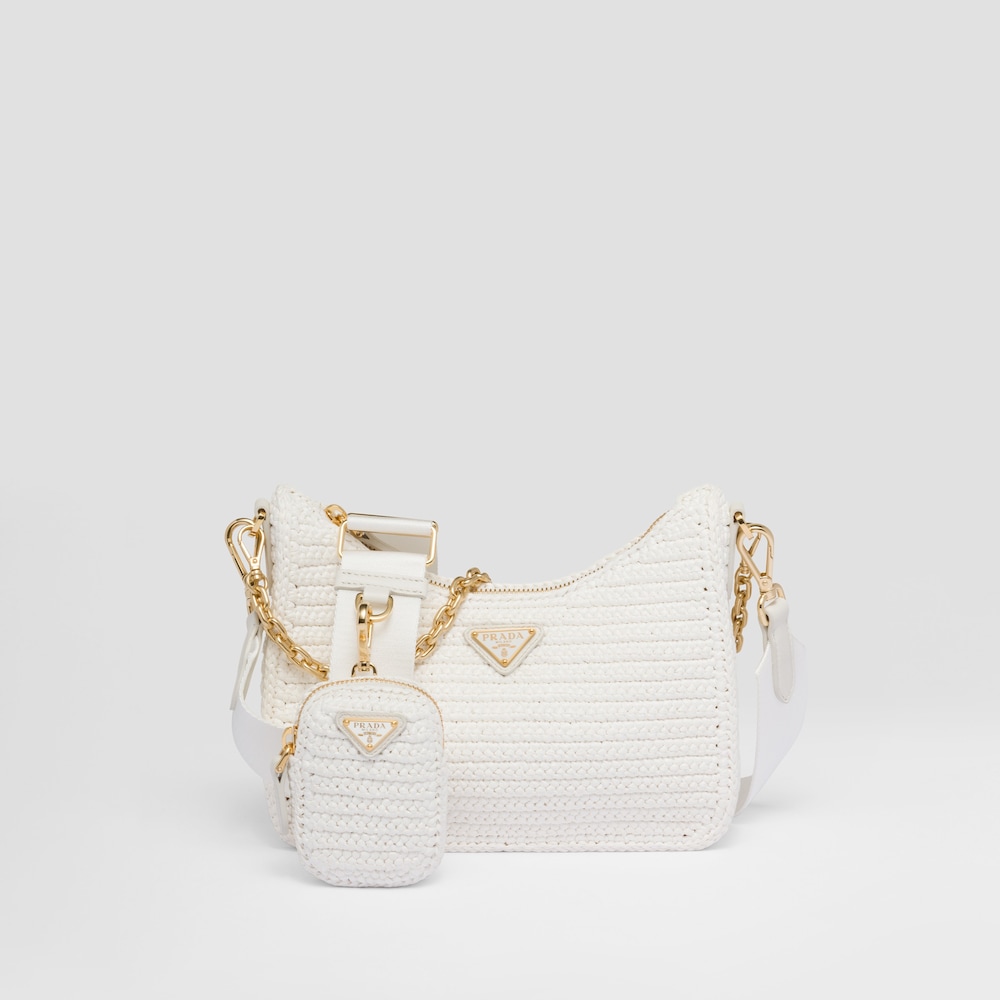 Prada Prada Re-Edition 2005 raffia bag 1