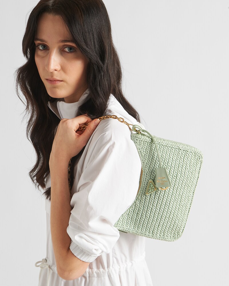 Aqua Prada Reedition 2005 Crochet Bag PRADA