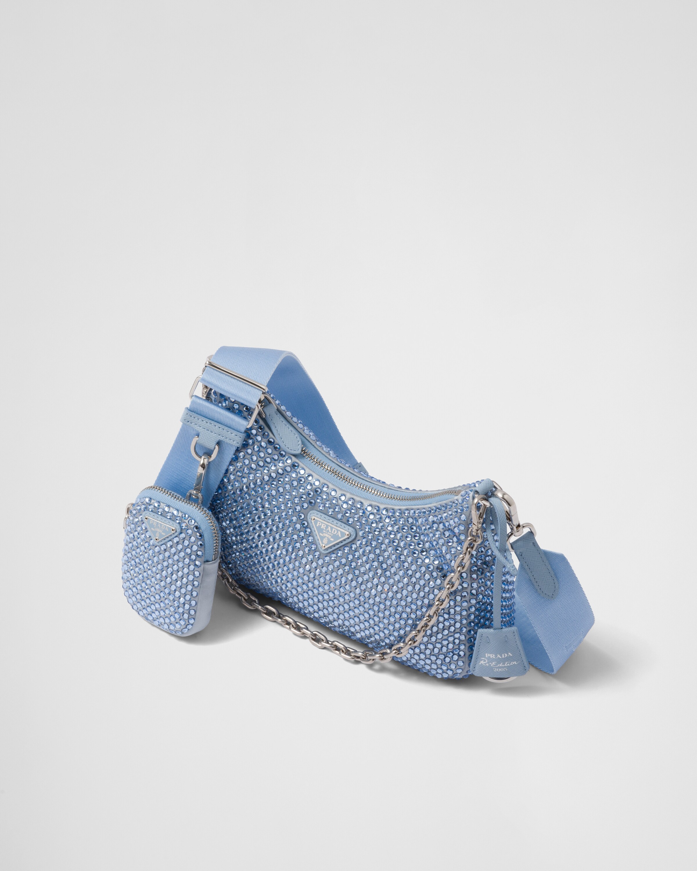 Bolso prada 2025 azul