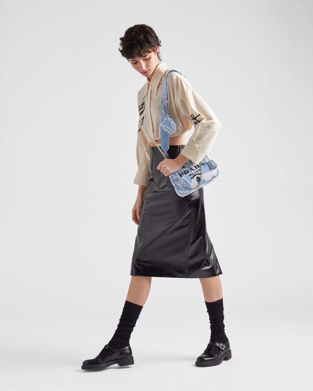 sky blue prada sneakers