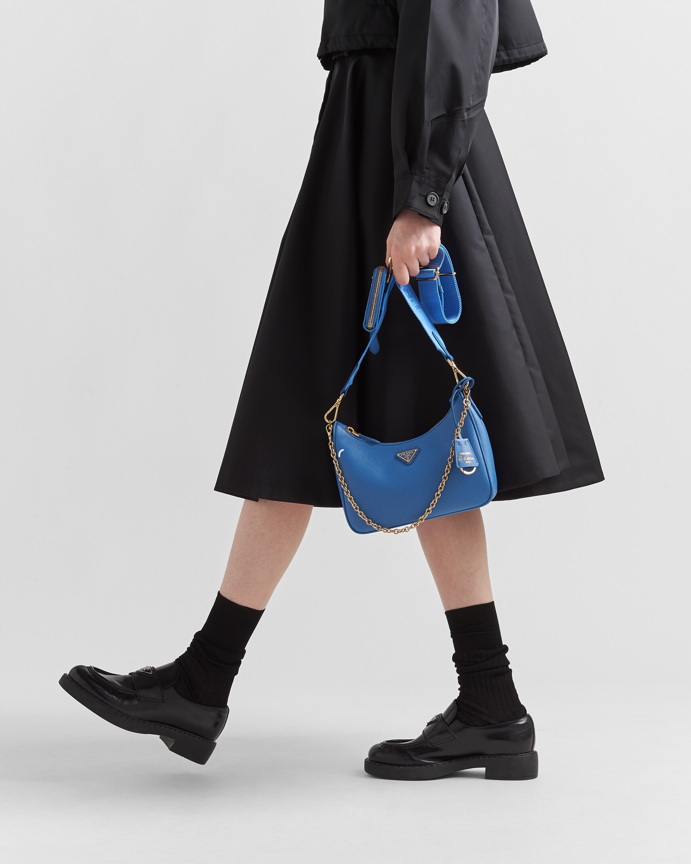 Wave Prada Re edition 2005 Saffiano Leather Bag PRADA