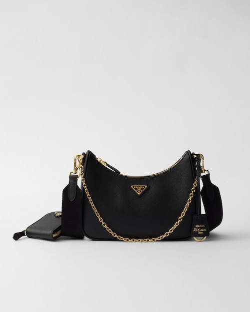 Prada حقيبة Prada Re-Edition 2005 من جلد سافيانو 1