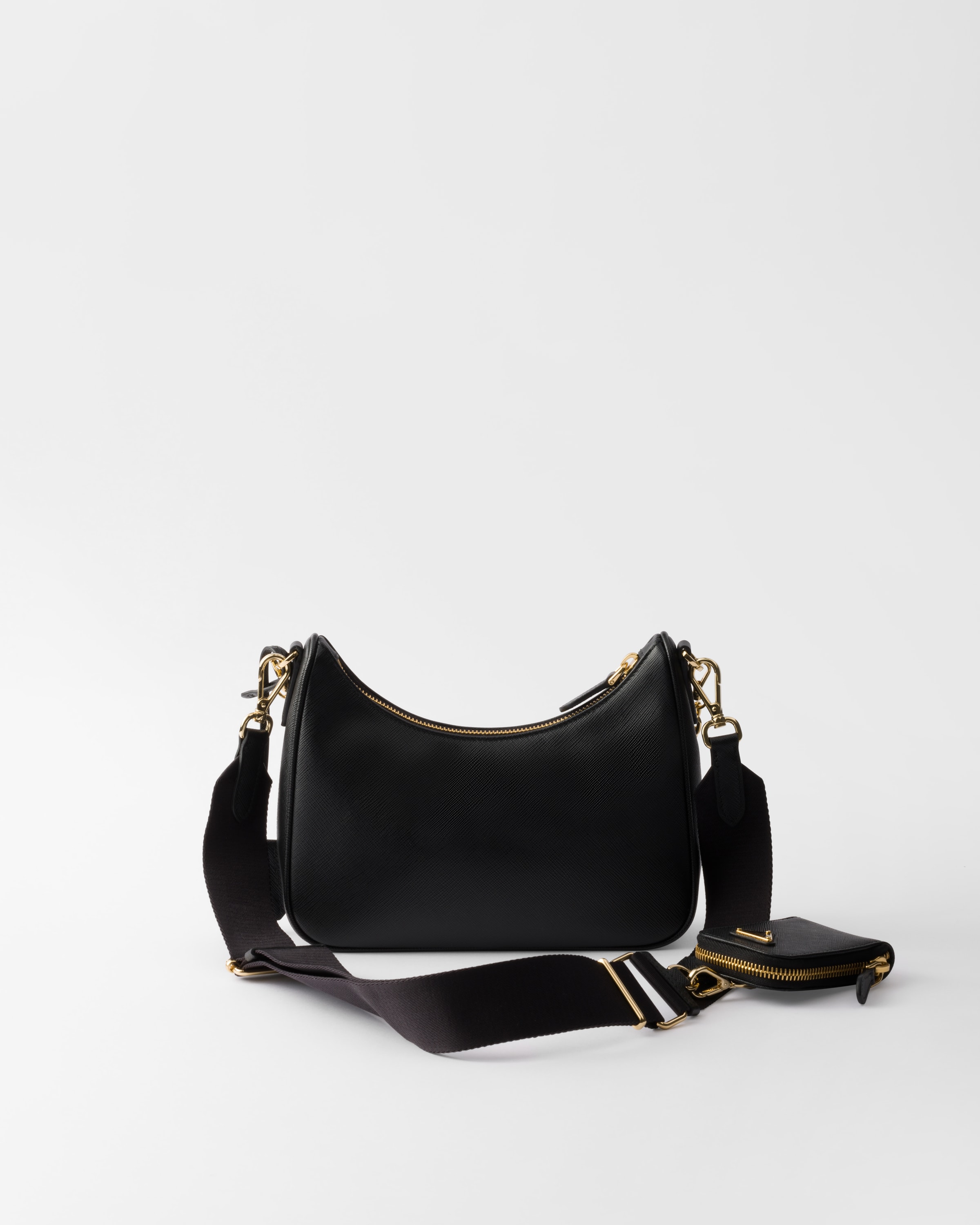 Black Prada Re-Edition 2005 Saffiano leather bag | PRADA