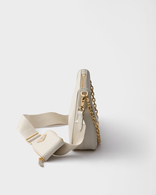 Prada Re-Edition 2005 Tasche aus Saffiano-Leder - Kalkweiss Prada Re-Edition 2005 Tasche aus Saffiano-Leder - Kalkweiss