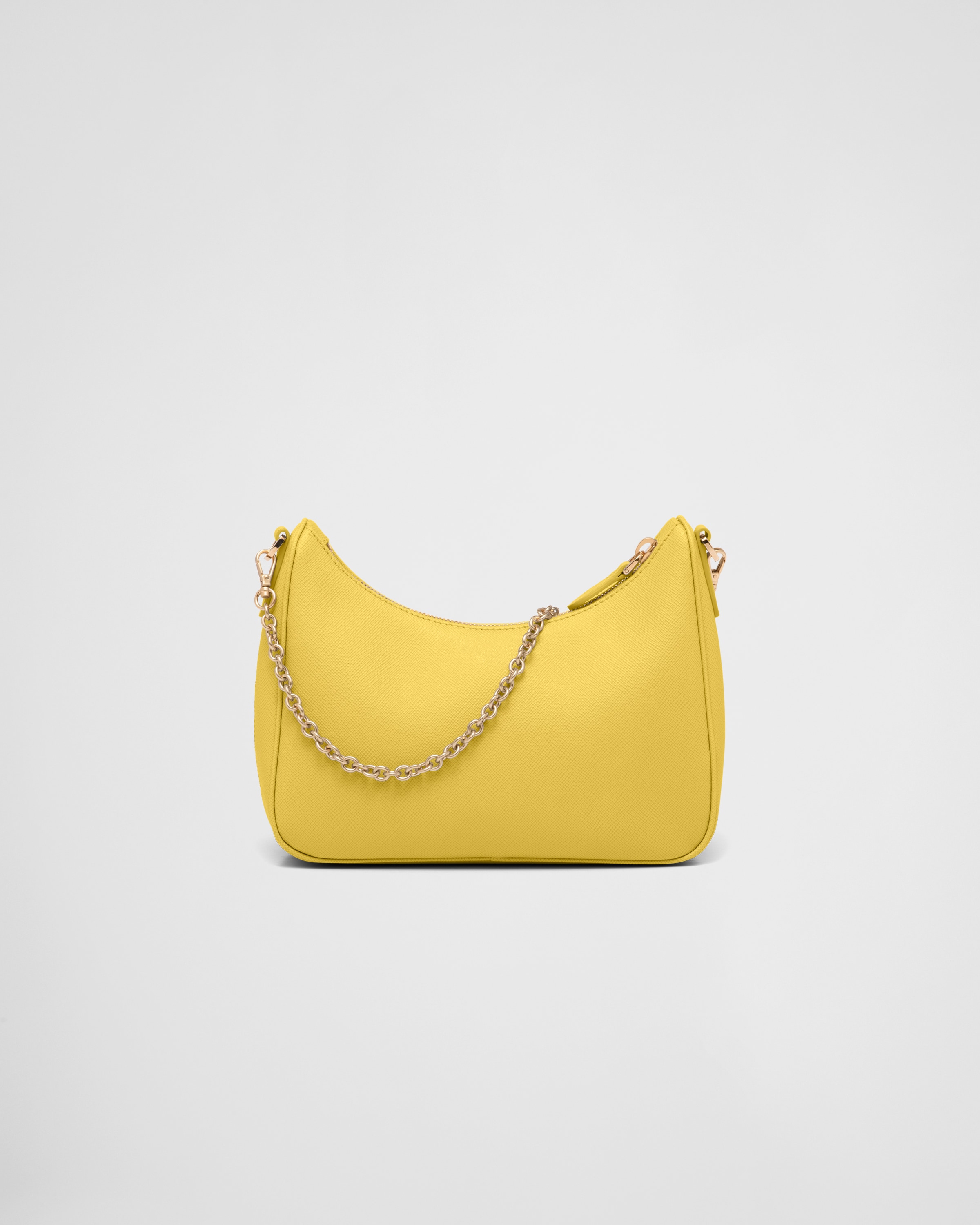 Prada Re-Edition 2005 Shoulder Bag Tessuto Small Yellow 2321851