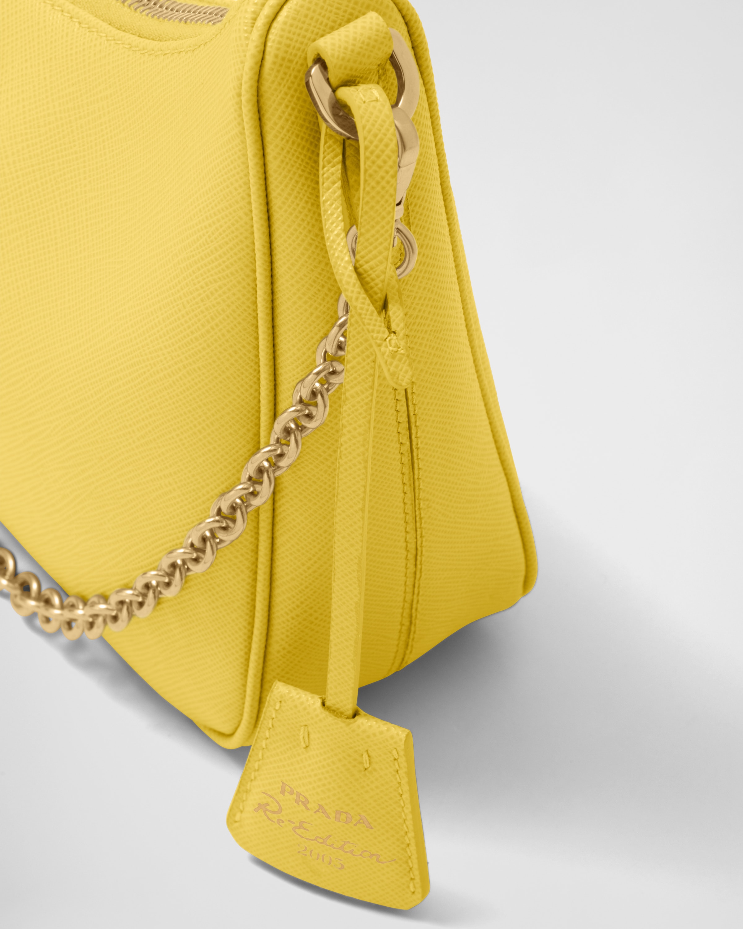 Citron Yellow Prada Re-edition 2005 Re-nylon Bag