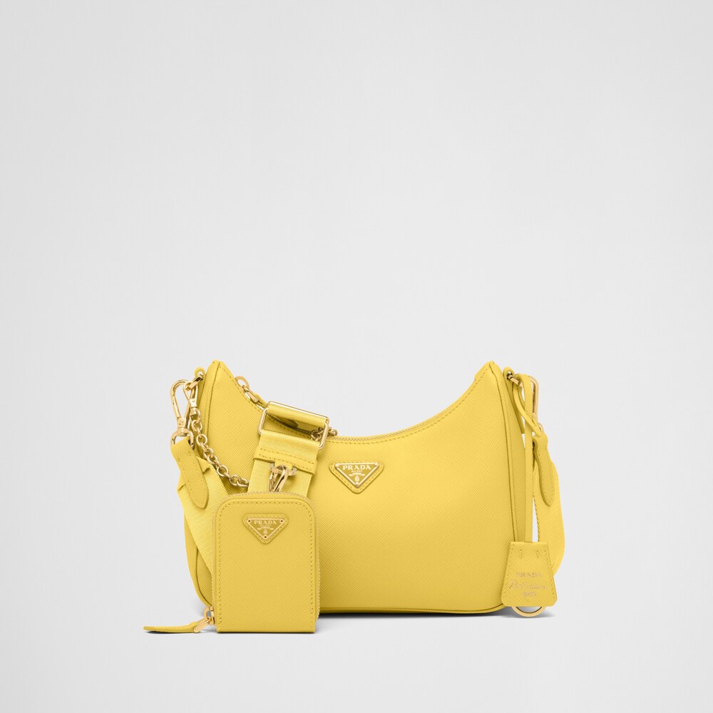 Prada حقيبة Prada Re-Edition 2005 من جلد سافيانو 1