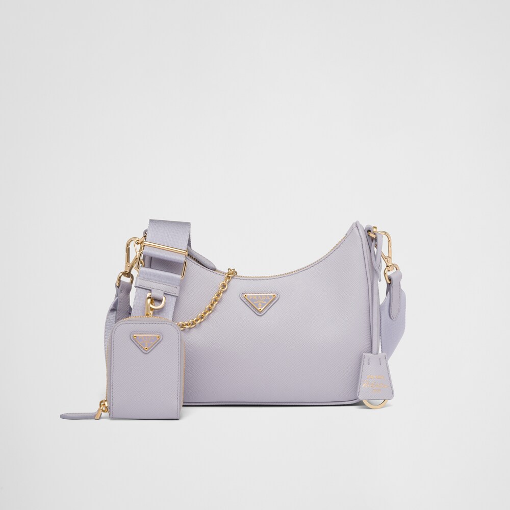 Prada حقيبة Prada Re-Edition 2005 من جلد سافيانو 1
