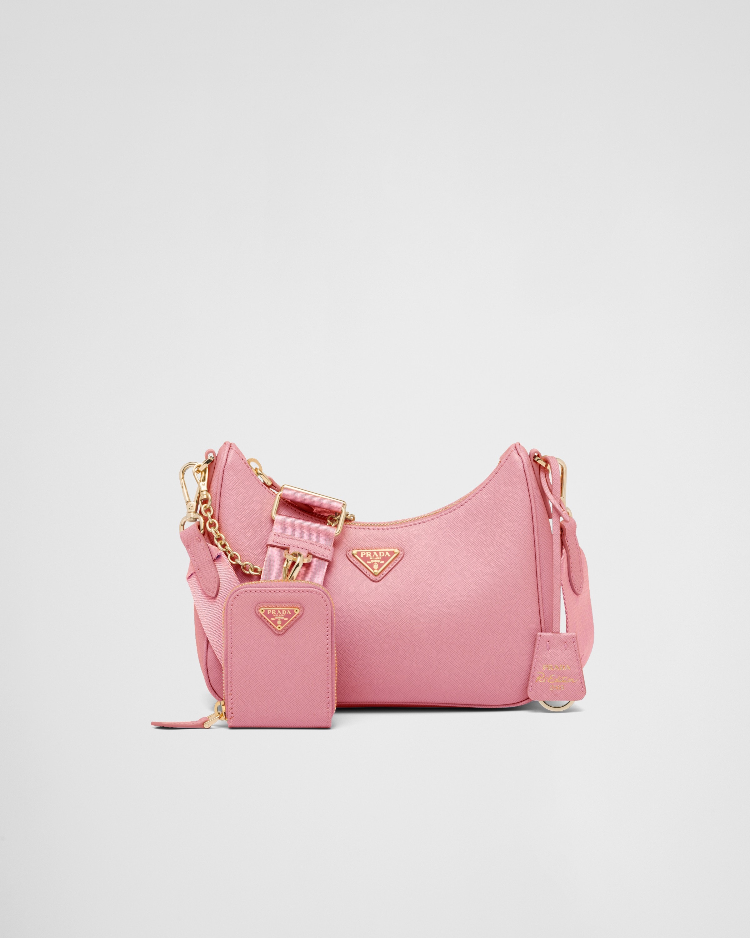 Prada Re-Edition 2005 Re-Nylon Shoulder Bag Light Pink