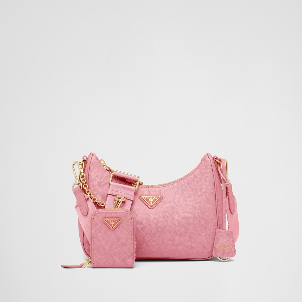 Prada حقيبة Prada Re-Edition 2005 من جلد سافيانو 1