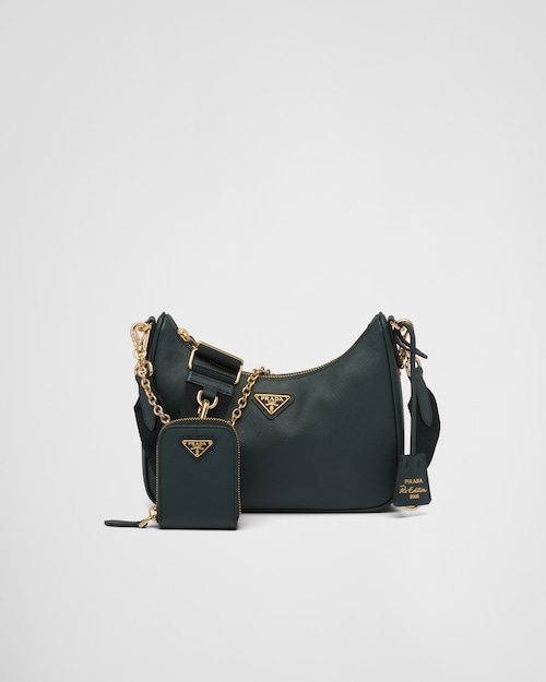 Prada حقيبة Prada Re-Edition 2005 من جلد سافيانو 1