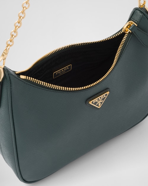 Emerald Green Prada ReEdition 2005 Saffiano leather bag Prada