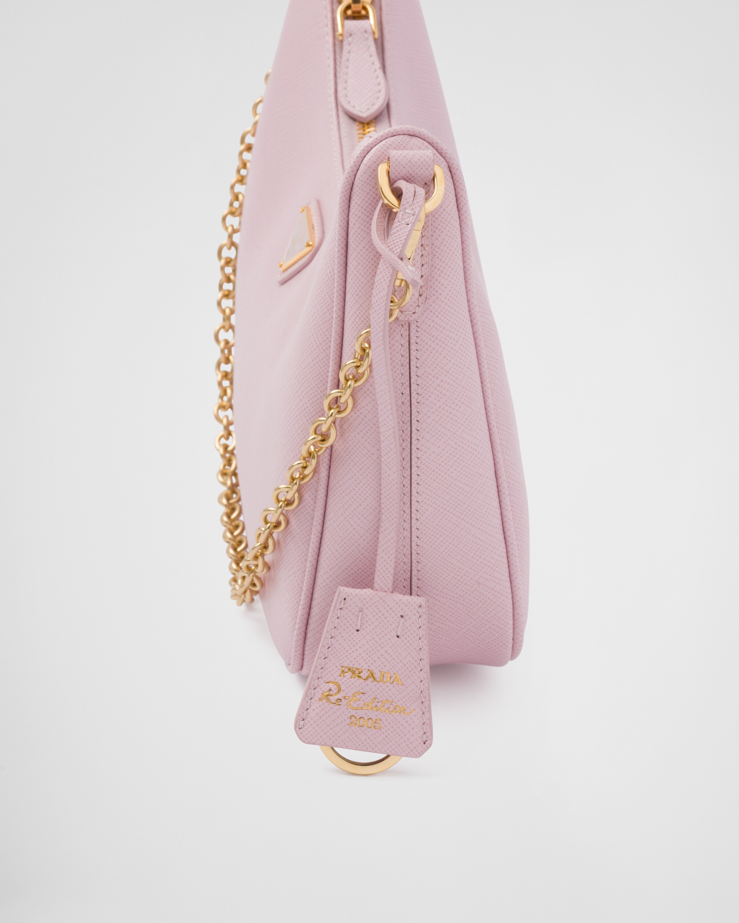 Alabaster Prada Re-edition 2005 Saffiano Leather Bag | PRADA