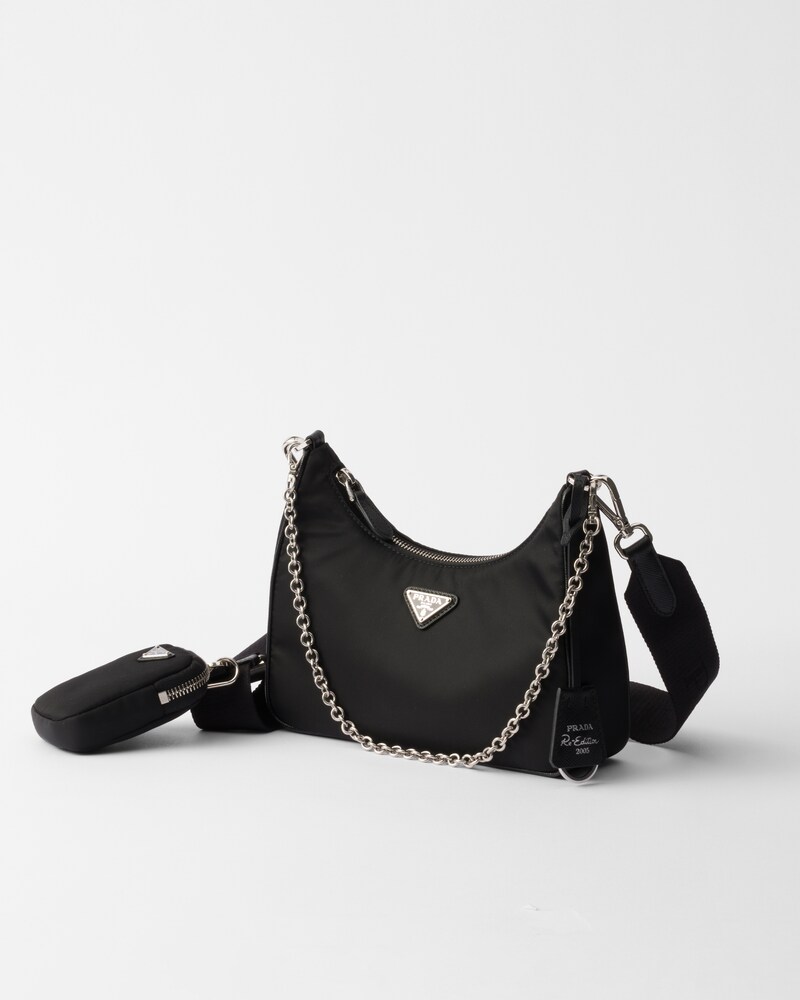 Black Prada Reedition 2005 Renylon Bag PRADA