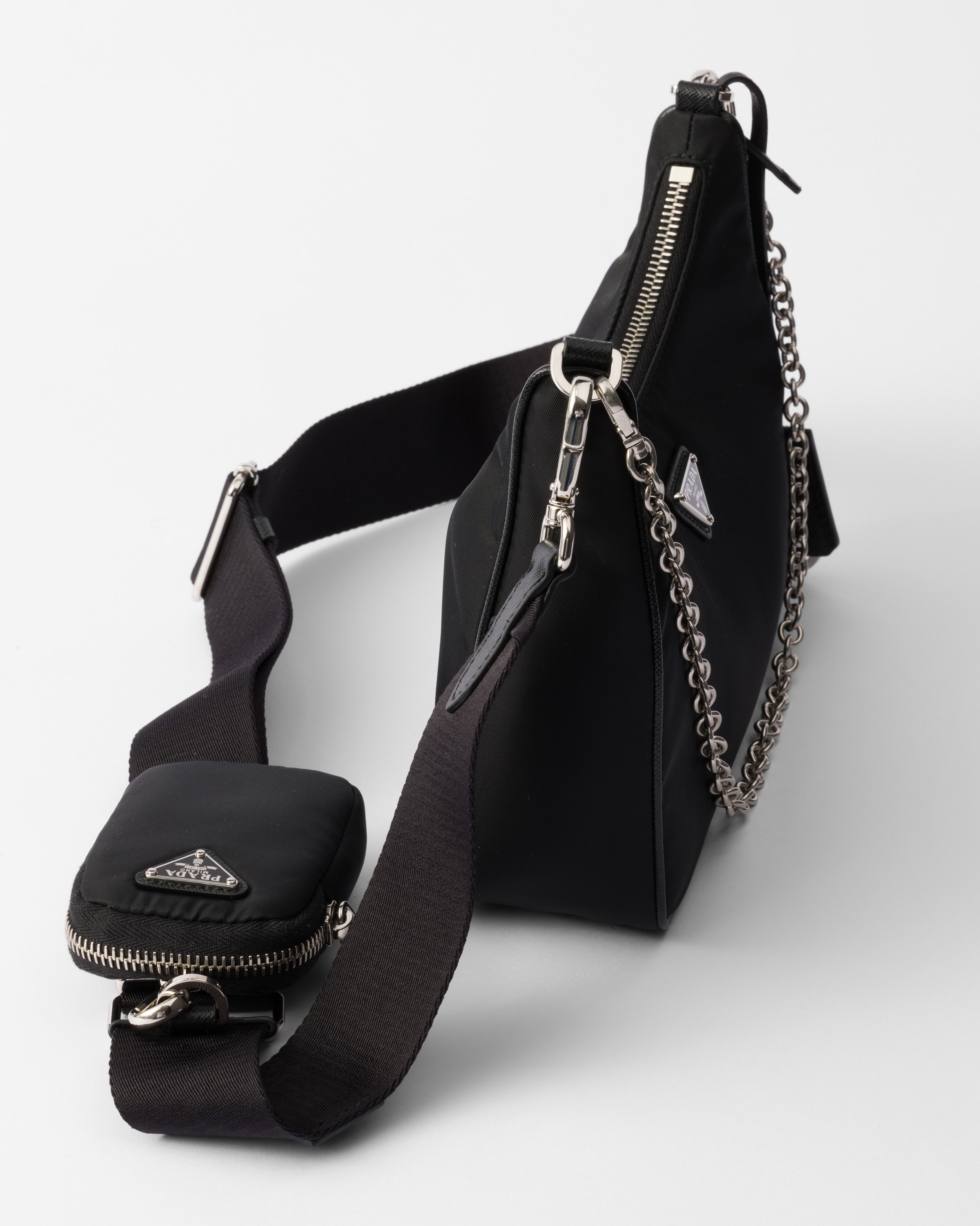 Black Prada Re-edition 2005 Re-nylon Bag | PRADA - United States