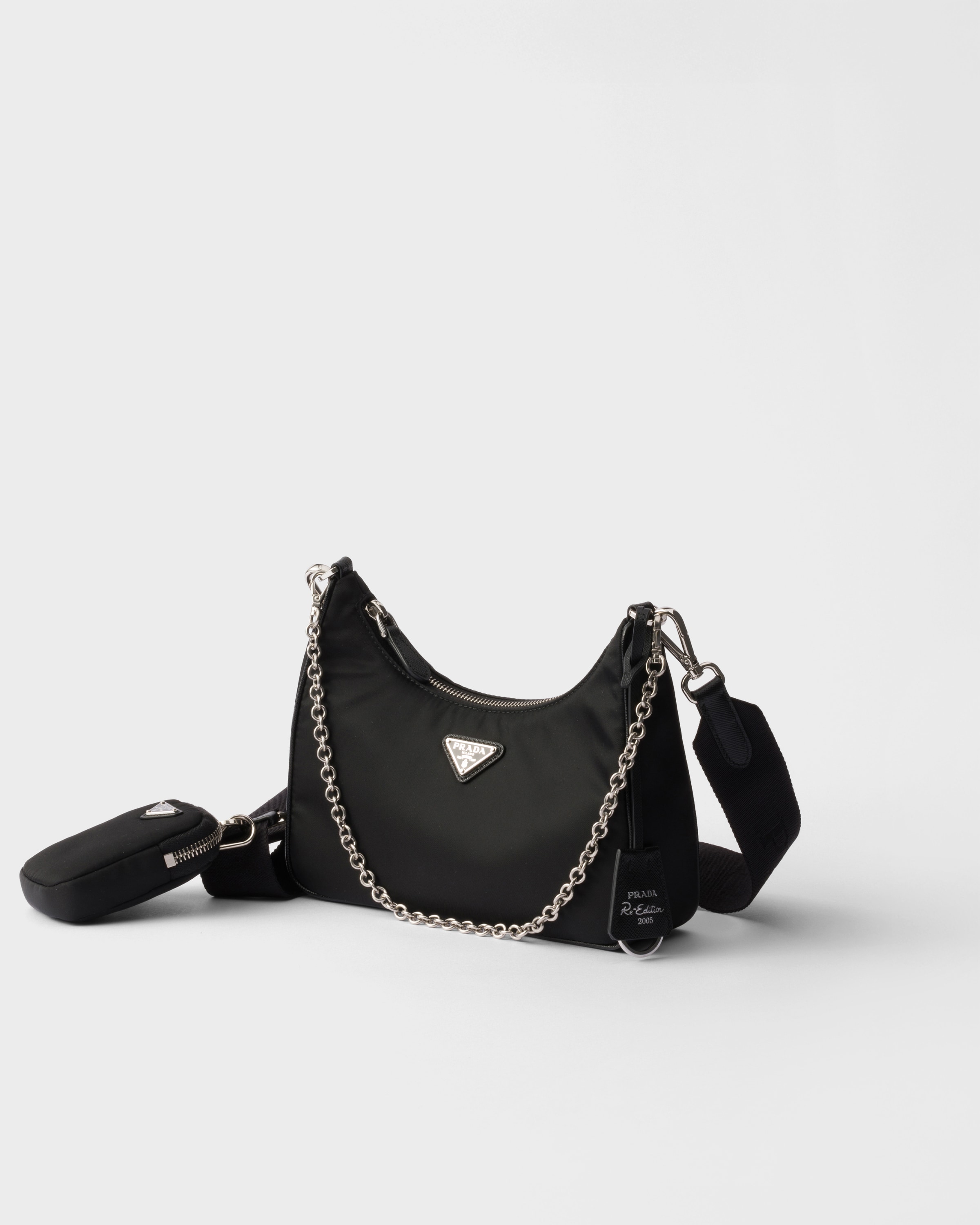 Black Prada Re-edition 2005 Re-nylon Bag | PRADA - United States