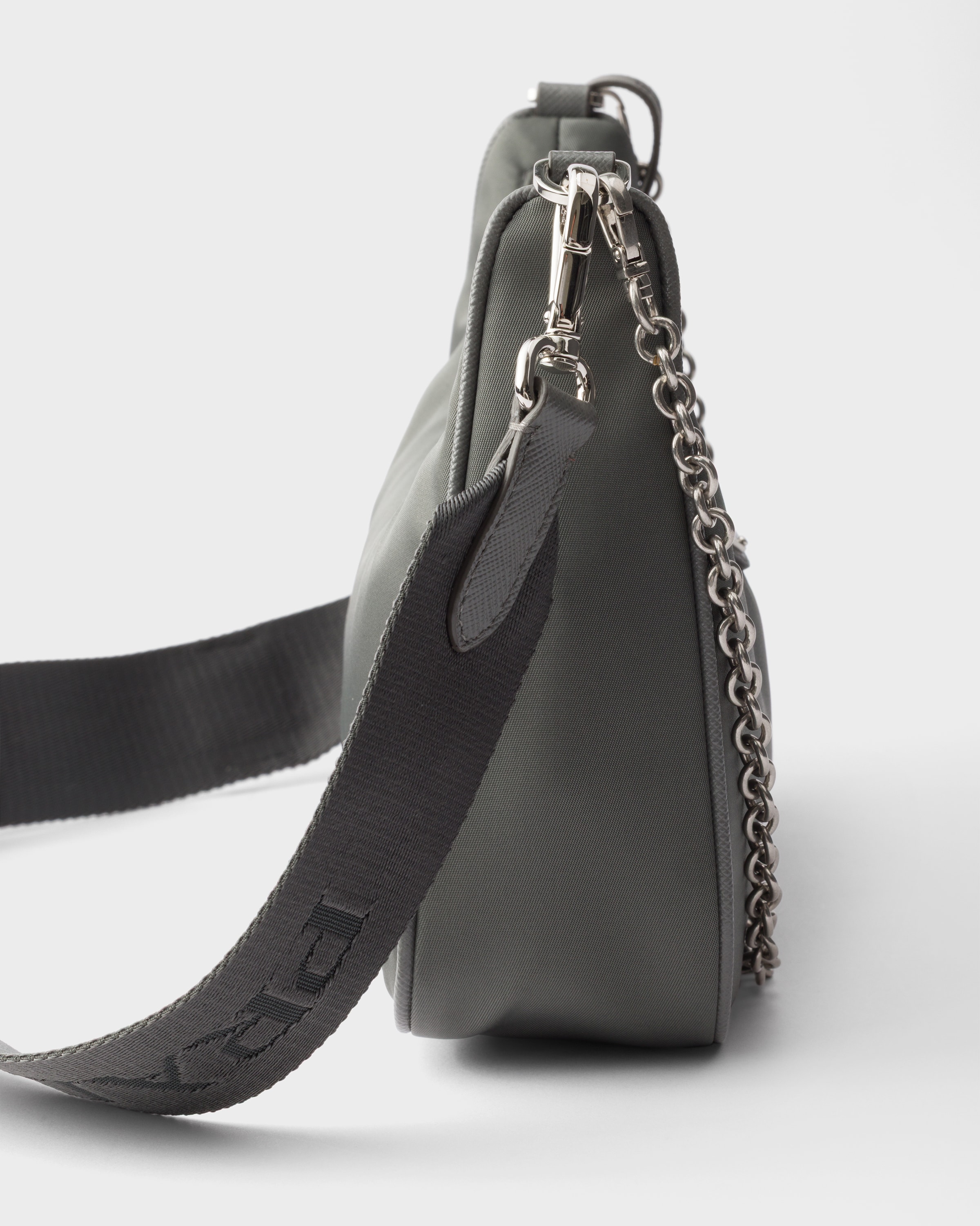 Mercury Gray Prada Re-Edition 2005 Re-Nylon bag | PRADA - United