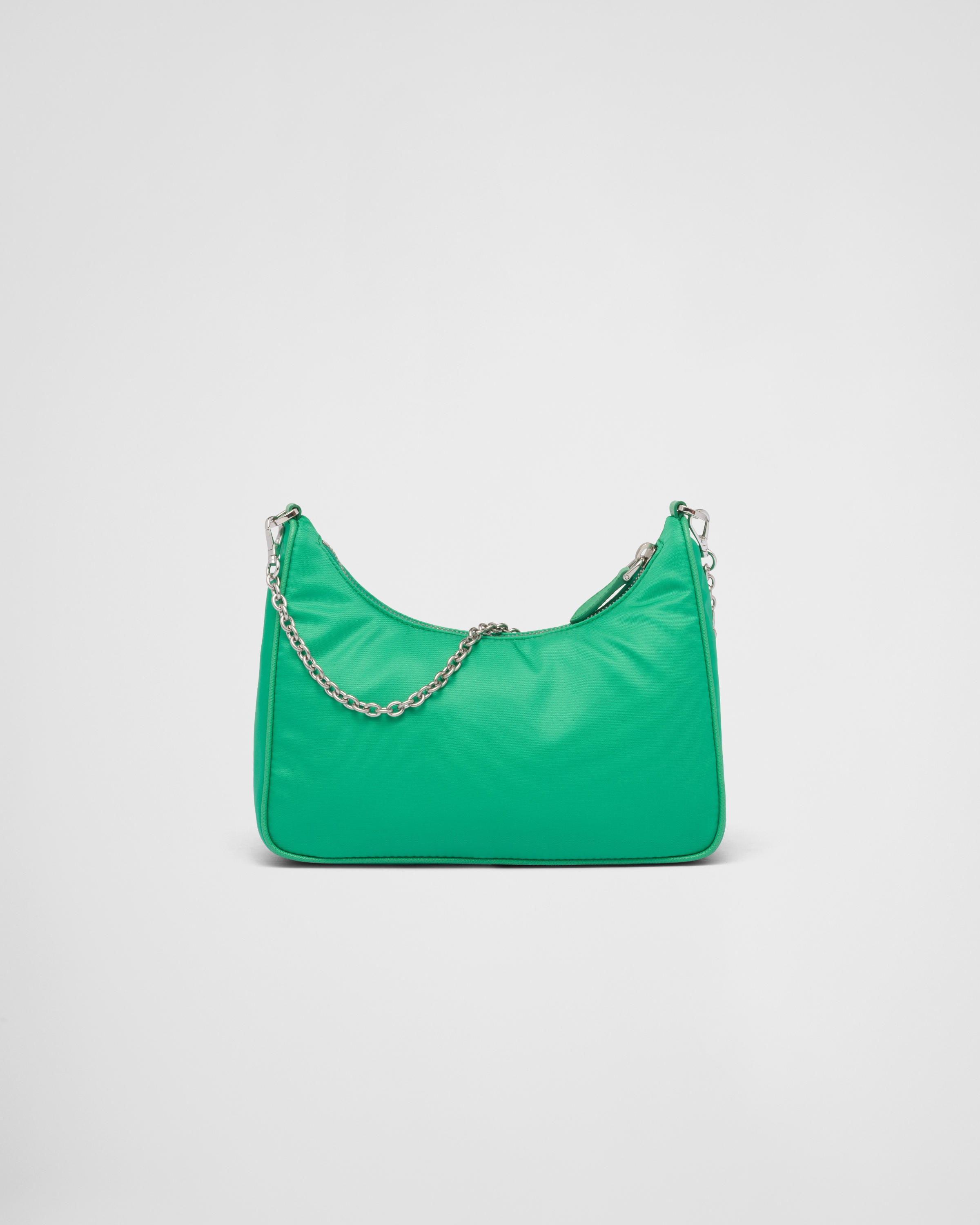 Prada Re-Edition 2005 Nylon Bag Jade Green in Nylon with Silver-tone - US