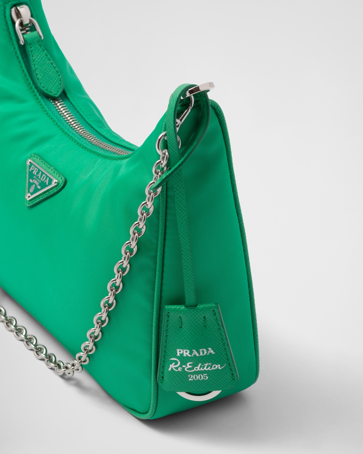 Mint Green Prada Reedition 2005 Renylon Bag PRADA