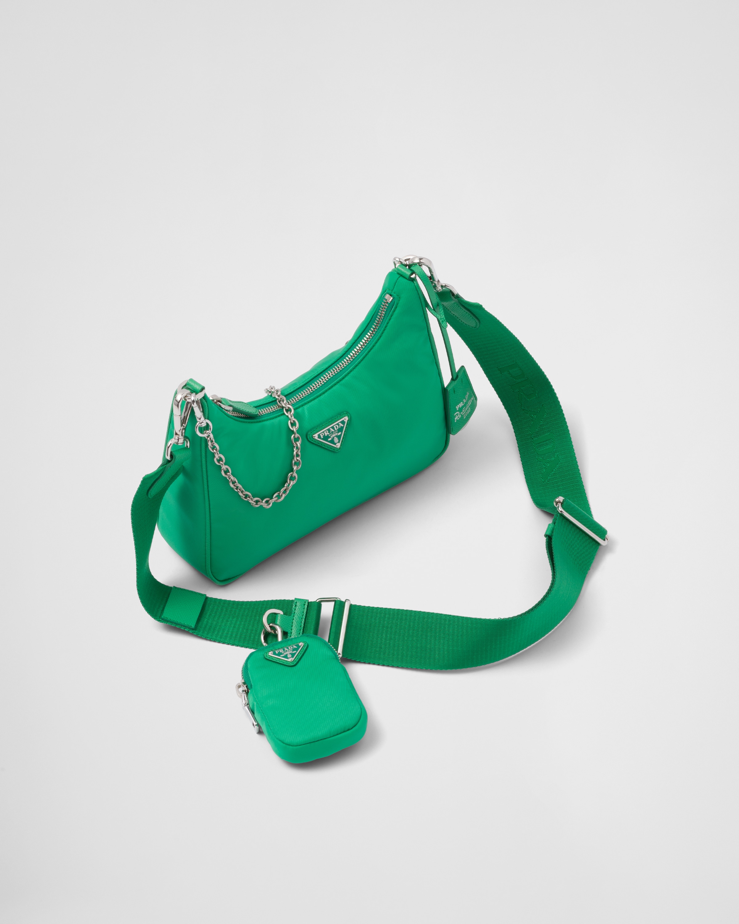 Mint Green Prada Re edition 2005 Re nylon Bag PRADA