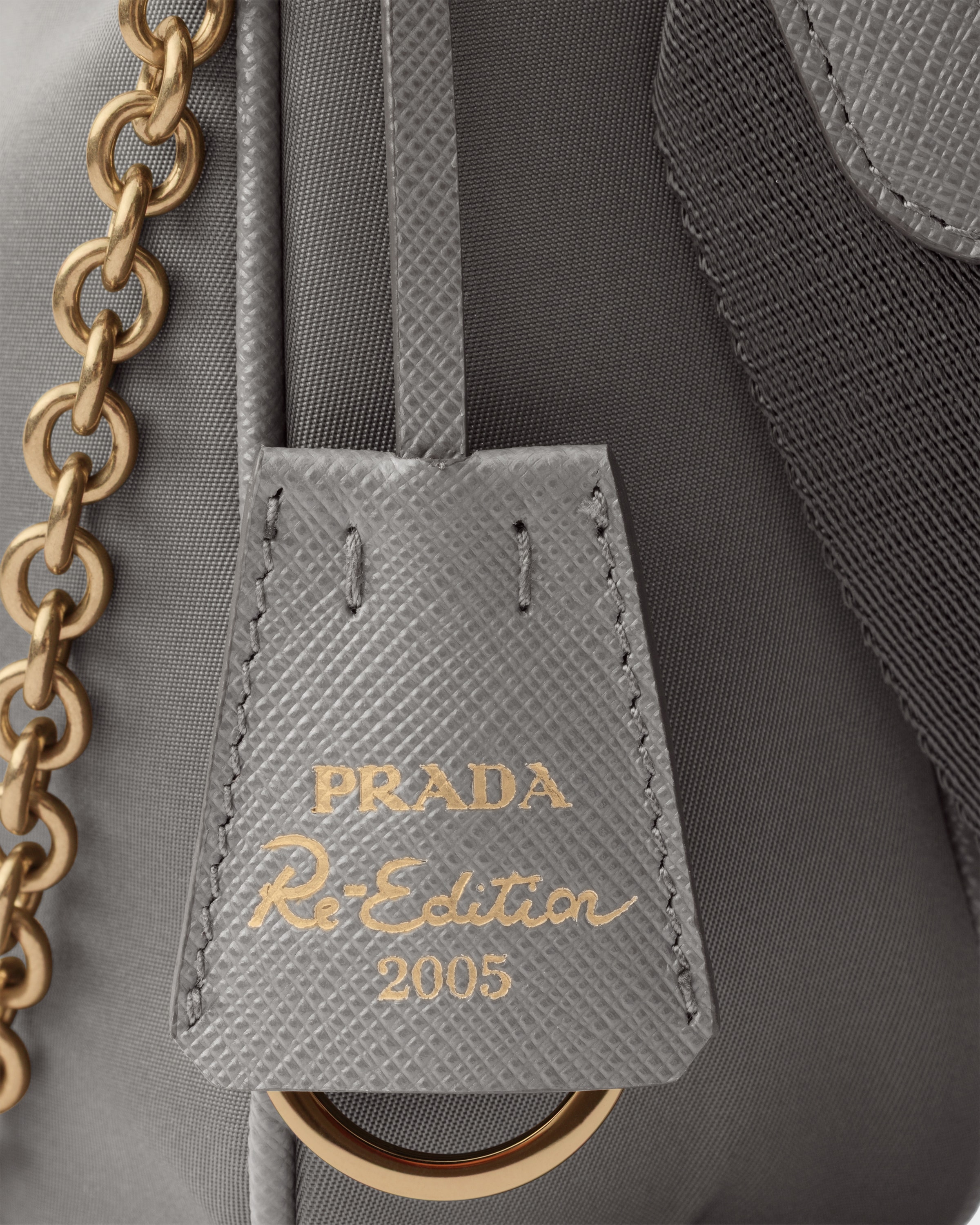 Cloudy Gray Prada Re-Edition 2005 Re-Nylon bag | PRADA - United States