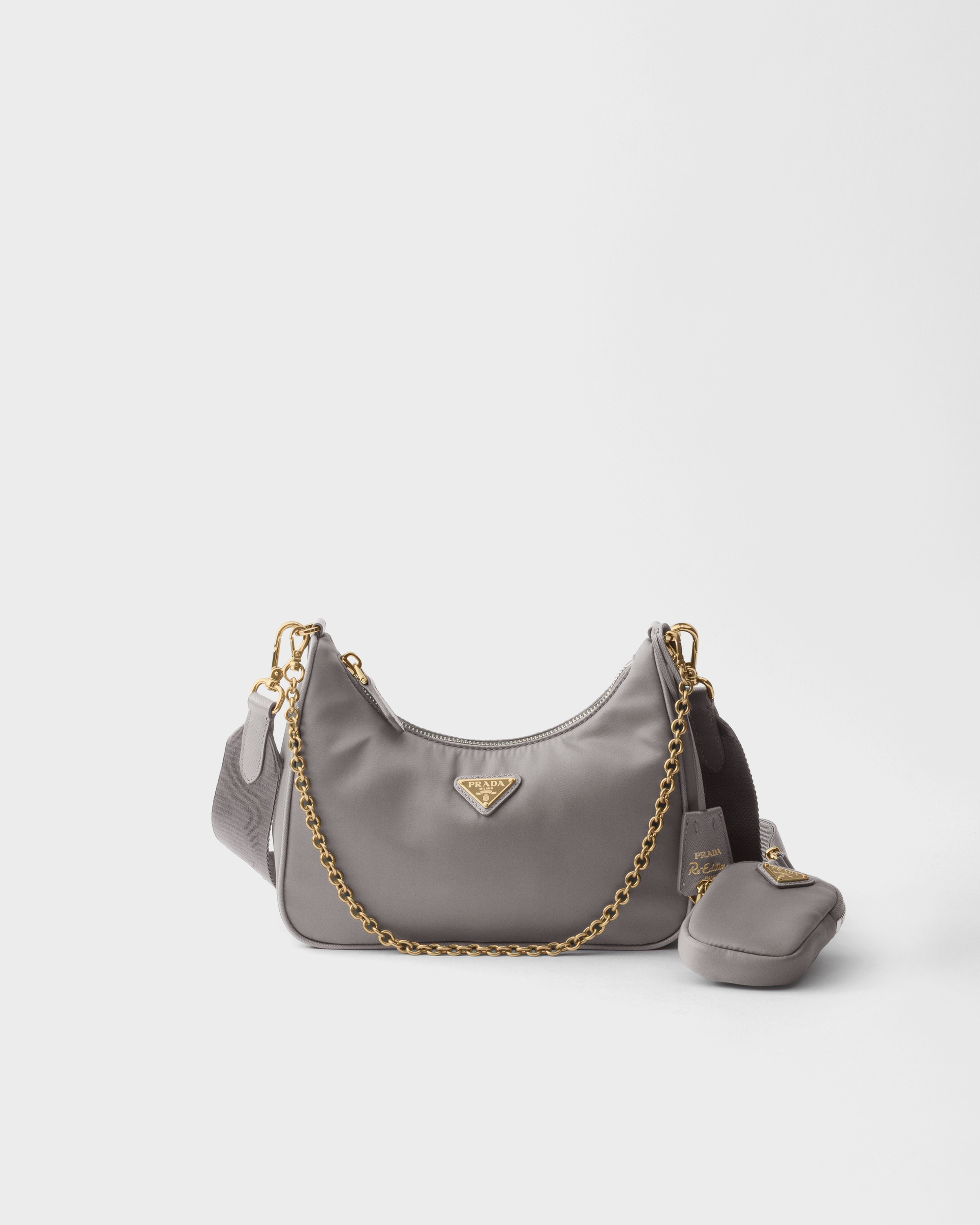 Borsa Prada Re-edition 2005 In Re-nylon, Donna, Nube