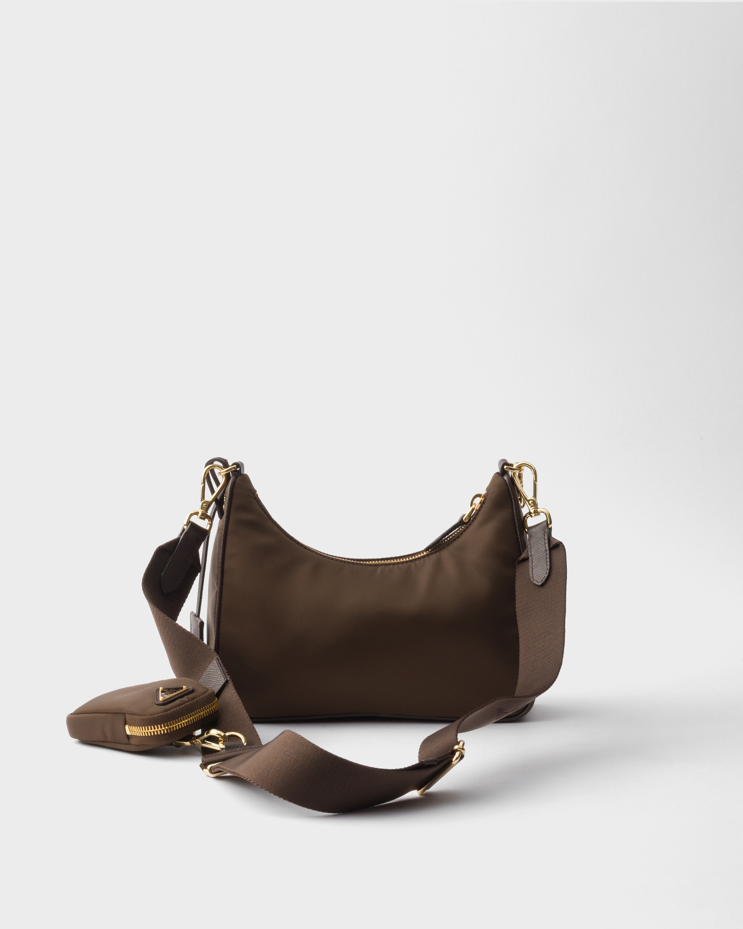 Burnt Brown Prada Re-edition 2005 Re-nylon Bag | PRADA