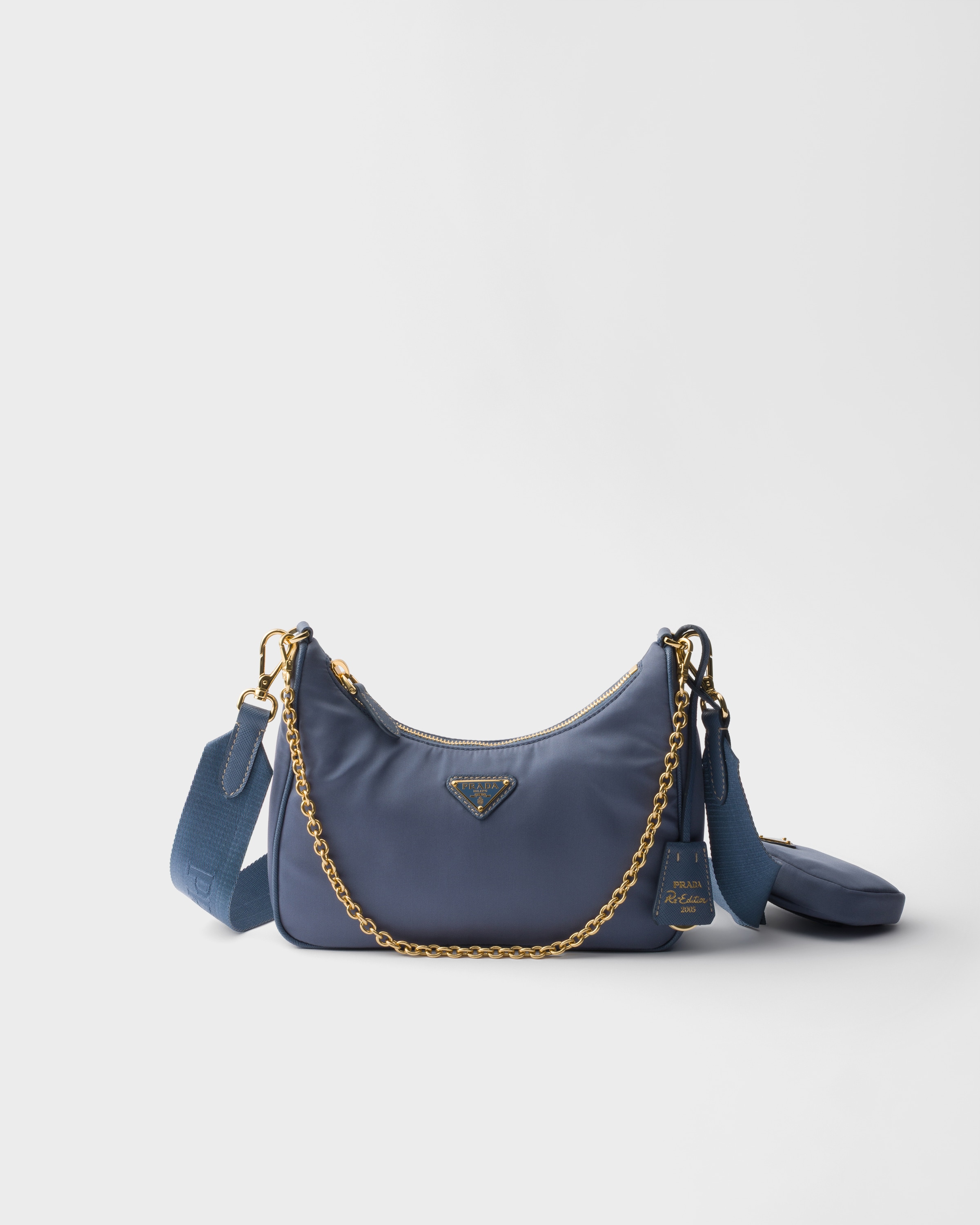 Aviation Blue Prada Re-Edition 2005 Re-Nylon bag | PRADA - United
